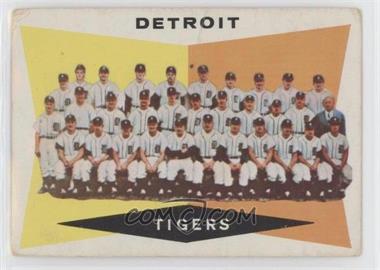 1960 Topps - [Base] #72 - 2nd Series Checklist - Detroit Tigers [Good to VG‑EX]