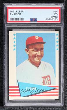 1961 Fleer Baseball Greats - [Base] #14 - Ty Cobb [PSA 3 VG (MC)]