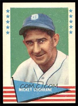 1961 Fleer Baseball Greats - [Base] #15 - Mickey Cochrane [VG]