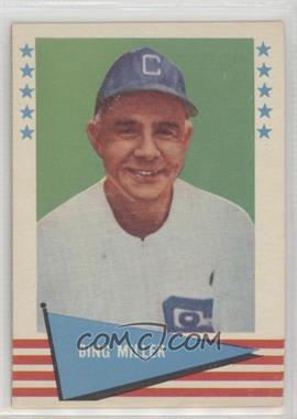 1961 Fleer Baseball Greats - [Base] #62 - Bing Miller