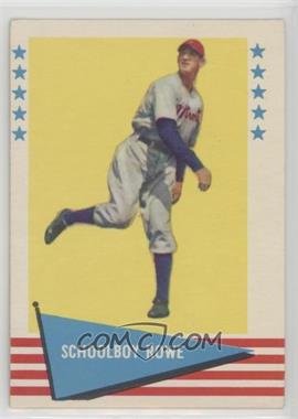 1961 Fleer Baseball Greats - [Base] #73 - Schoolboy Rowe [Good to VG‑EX]