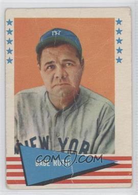 1961 Fleer Baseball Greats - [Base] #75 - Babe Ruth [Poor to Fair]