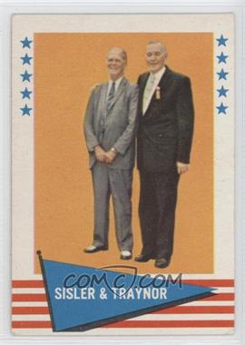 1961 Fleer Baseball Greats - [Base] #89 - George Sisler, Pie Traynor [Good to VG‑EX]