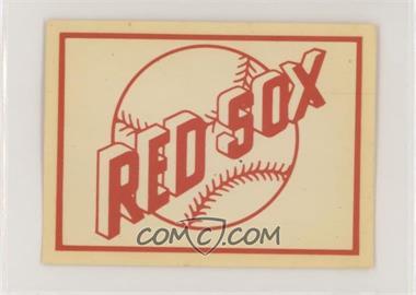 1961 Fleer Baseball Greats - Dubble Bubble Team Logo Decals #_BORS - Boston Red Sox [Good to VG‑EX]