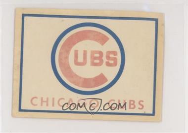 1961 Fleer Baseball Greats - Dubble Bubble Team Logo Decals #_CHCU - Chicago Cubs Team [Poor to Fair]