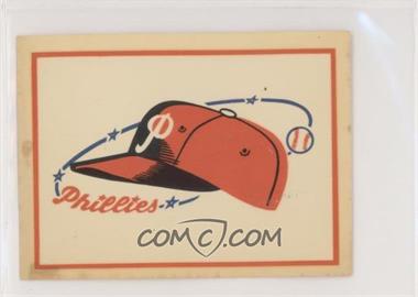 1961 Fleer Baseball Greats - Dubble Bubble Team Logo Decals #_PHPH - Philadelphia Phillies Team
