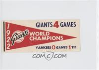 1922 New York Giants