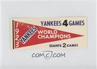 1923 New York Yankees [Good to VG‑EX]