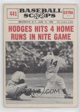 1961 Nu-Cards Baseball Scoops - [Base] #441 - Gil Hodges [Good to VG‑EX]