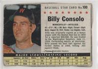 Billy Consolo (hand cut, Minneapolis) [COMC RCR Poor]