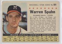 Warren Spahn (Hand Cut) [Good to VG‑EX]