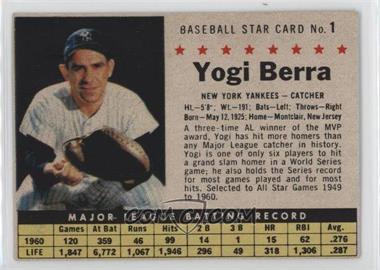 1961 Post - [Base] #1.1 - Yogi Berra (Hand Cut)