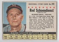 Red Schoendienst [Noted]