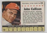 Johnny Callison (Hand Cut) [Authentic]