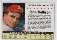 Johnny Callison (Hand Cut) [Noted]