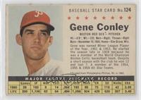 Gene Conley (Perforated, Traded from Philadelphia Phillies, NL in 1960.)