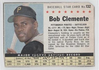 1961 Post - [Base] #132.1 - Roberto Clemente (Hand Cut) [Authentic]