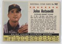 Johnny Antonelli (Perforated, Traded from San Francisco Giants, NL in 1960.)