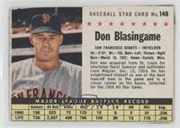 Don Blasingame (Hand Cut)