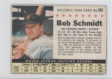 1961 Post - [Base] #151 - Bob Schmidt [Good to VG‑EX]