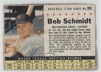 Bob Schmidt [COMC RCR Poor]