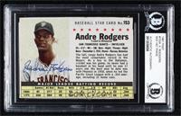Andre Rodgers (Hand Cut; No Traded Notation) [BAS BGS Authentic]