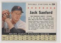 Jack Sanford [Poor to Fair]