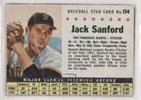 Jack Sanford [COMC RCR Poor]