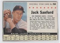 Jack Sanford [Authentic]
