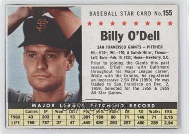 1961 Post - [Base] #155 - Billy O'Dell