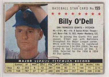 1961 Post - [Base] #155 - Billy O'Dell