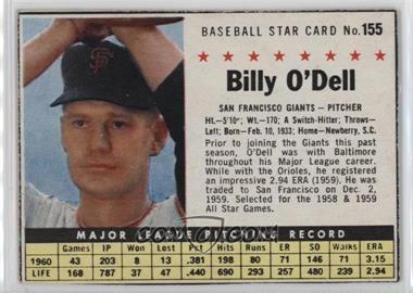 1961 Post - [Base] #155 - Billy O'Dell