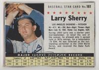 Larry Sherry (Hand Cut) [Noted]