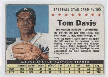 1961 Post - [Base] #165 - Tommy Davis