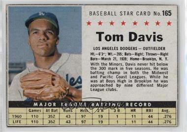 1961 Post - [Base] #165 - Tommy Davis
