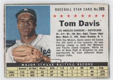 1961 Post - [Base] #165 - Tommy Davis