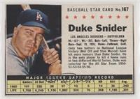 Duke Snider (Hand Cut) [Poor to Fair]