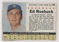 Ed Roebuck (Portrait Has Blue Background) [Poor to Fair]