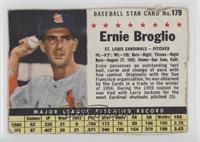 Ernie Broglio (Hand Cut) [COMC RCR Poor]