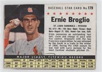 Ernie Broglio (Hand Cut) [Poor to Fair]