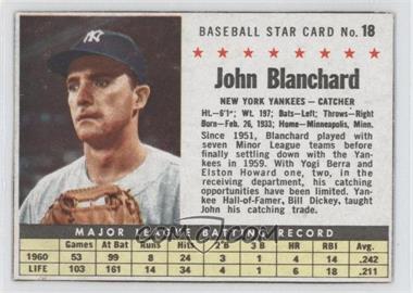 1961 Post - [Base] #18 - Johnny Blanchard