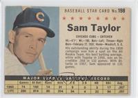 Sammy Taylor (Hand Cut; Light Blue Cap) [Good to VG‑EX]
