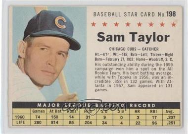 1961 Post - [Base] #198.3 - Sammy Taylor (Perforated)
