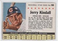 Jerry Kindall (Hand Cut) [Good to VG‑EX]