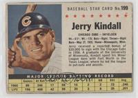 Jerry Kindall (Hand Cut) [Good to VG‑EX]