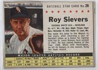 Roy Sievers (Hand Cut) [Good to VG‑EX]