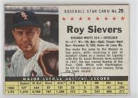 Roy Sievers (Hand Cut)