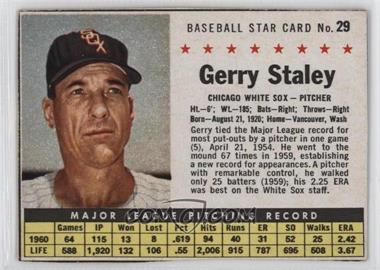 1961 Post - [Base] #29 - Gerry Staley