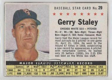 1961 Post - [Base] #29 - Gerry Staley