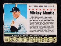 Mickey Mantle (Hand Cut) [Poor to Fair]